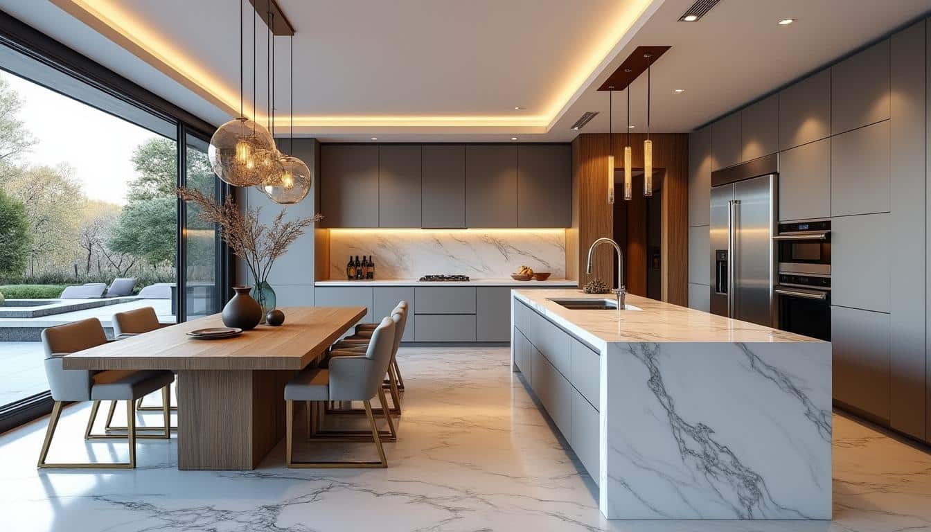 découvrez comment la cuisine sur mesure devient le cœur de la maison de luxe contemporaine, alliant design élégant et fonctionnalités modernes pour créer un espace de vie à la fois raffiné et pratique.
