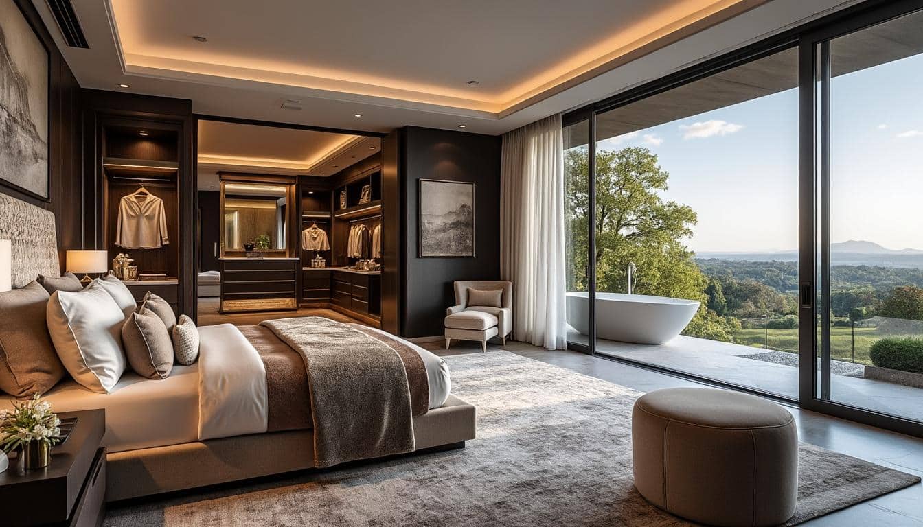 découvrez les plus belles suites parentales dans les maisons de luxe, où le confort rencontre l'élégance. profitez d'espaces raffinés, de designs exceptionnels et d'équipements haut de gamme, pour une expérience inoubliable et un bien-être total.