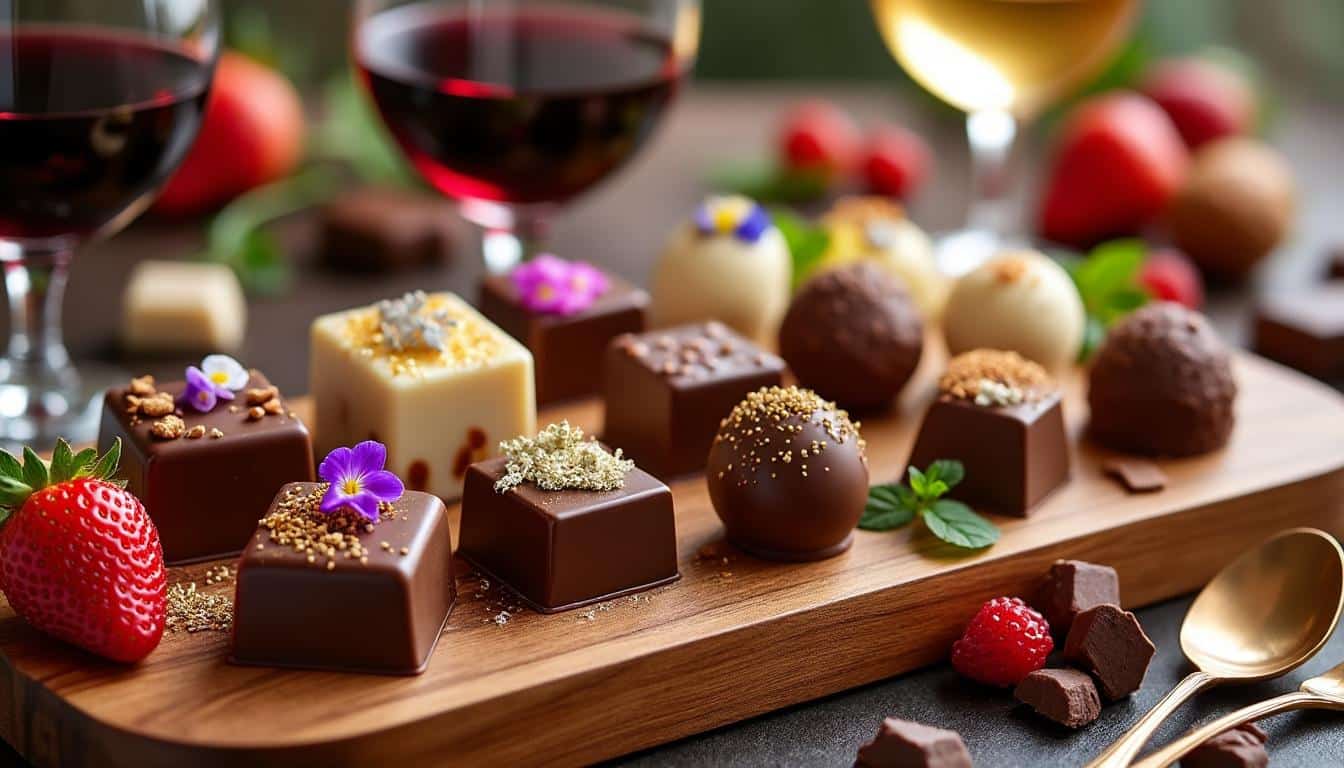 découvrez notre sélection des meilleurs chocolats de luxe, parfaits pour une dégustation raffinée. savourez des créations artisanales, alliant qualité exceptionnelle et saveurs délicates, pour une expérience gustative inoubliable.