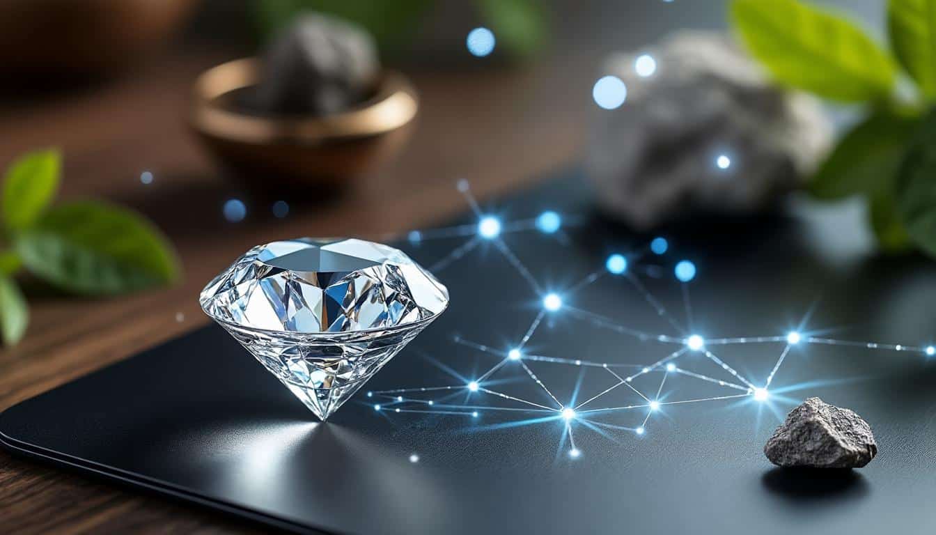 découvrez comment la blockchain garantit l'origine éthique des diamants de joaillerie, assurant transparence, traçabilité et confiance dans chaque pierre précieuse.
