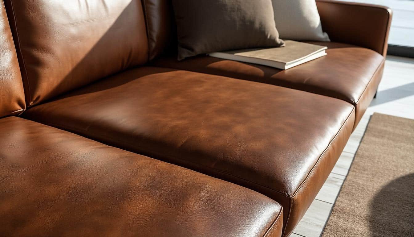 découvrez pourquoi le cuir pleine fleur est le choix idéal pour assurer la durabilité et l'élégance de votre mobilier de créateur.