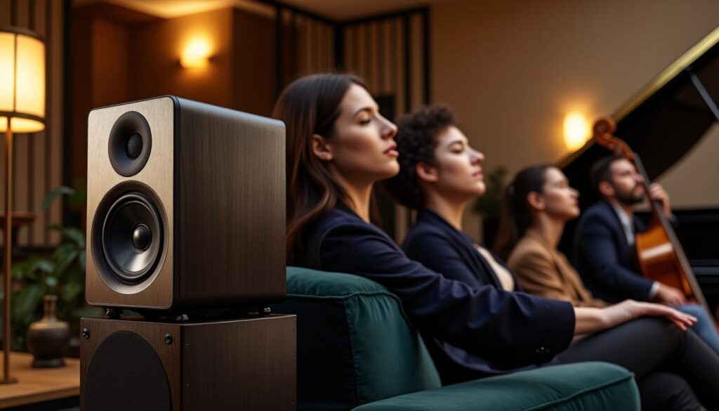 découvrez les enceintes high-end qui offrent une restitution sonore d'une fidélité exceptionnelle, comme si vous étiez à un concert privé.