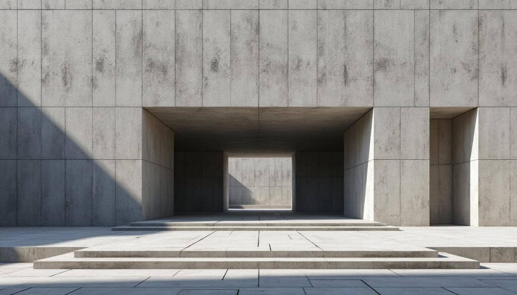 découvrez un hommage à l'architecture brutaliste avec le maintien des murs en béton banché apparent, célébrant l'esthétique brute et authentique de ce style architectural.