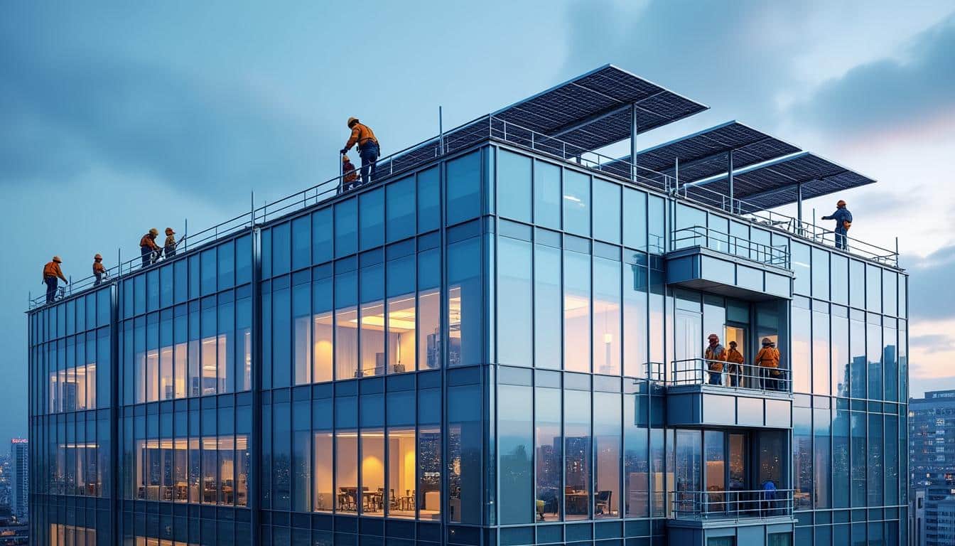 découvrez comment le décret tertiaire impose la rénovation énergétique des bureaux de luxe pour un bâtiment plus écologique et performant.