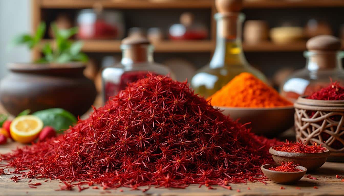 découvrez le safran de l'atlas, l'ingrédient d'exception qui sublime les recettes des épiceries fines de luxe par son arôme unique et sa qualité incomparable.