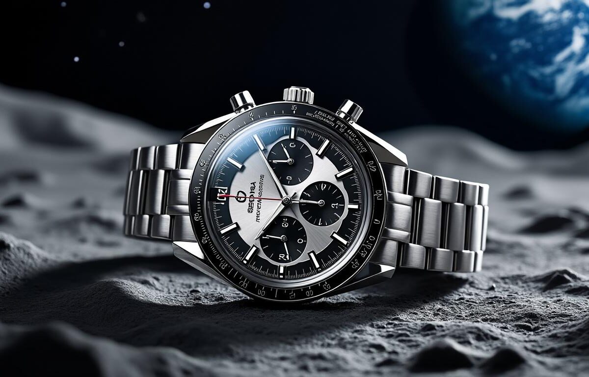 découvrez comment omega célèbre son héritage spatial légendaire à travers la montre emblématique speedmaster, symbole d'innovation et d'exploration.