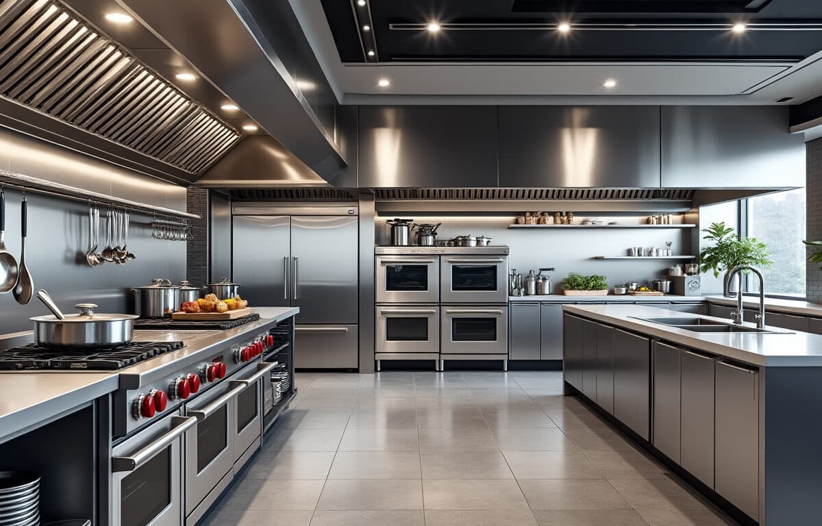 découvrez comment l'acier inoxydable transforme le design des cuisines professionnelles privées en alliant esthétique, durabilité et hygiène pour un espace moderne et fonctionnel.