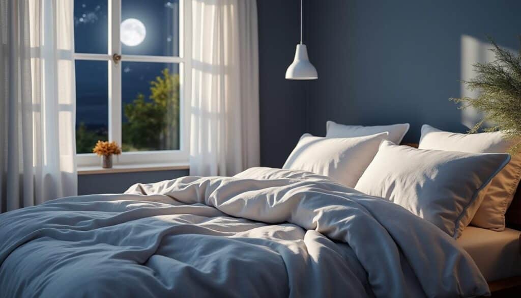 découvrez le lin lavé, la matière parfaite pour garantir un confort thermique optimal pendant les nuits d'été, alliant fraîcheur et douceur pour un sommeil réparateur.