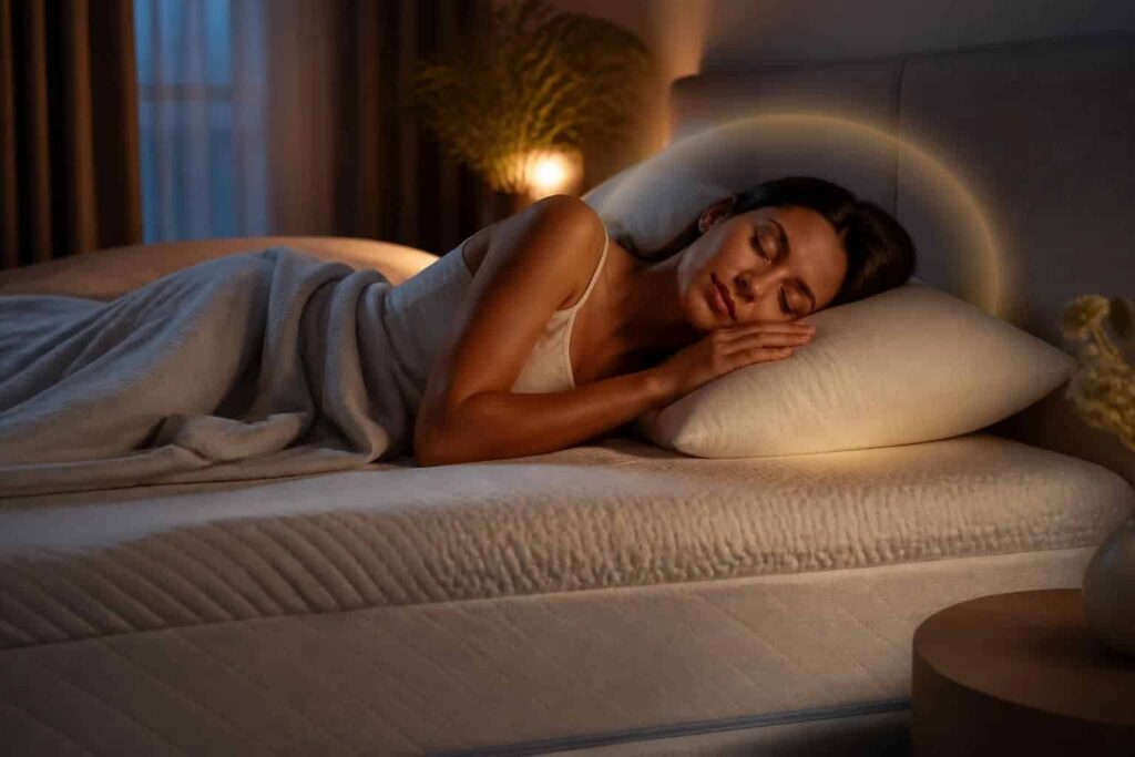 découvrez comment l'association du matelas à mémoire de forme améliore la qualité du sommeil profond pour un repos optimal et réparateur.