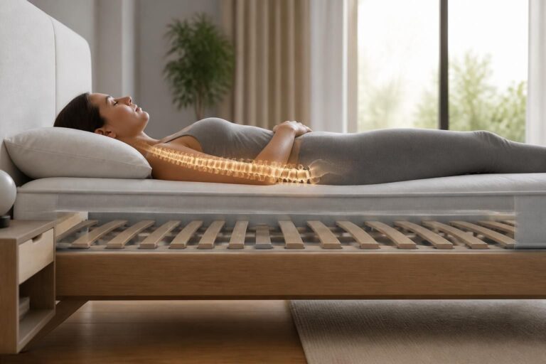 découvrez comment un sommier à lattes contribue au maintien optimal de la colonne vertébrale et favorise une meilleure qualité de sommeil.