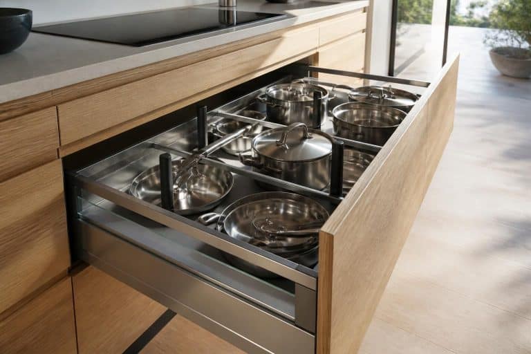 découvrez comment le tiroir casserolier améliore l'accessibilité et facilite le rangement des ustensiles lourds pour une cuisine plus ergonomique et pratique.