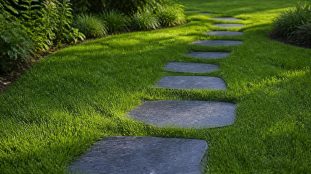 découvrez comment les pas japonais en ardoise influencent le guidage naturel à travers la pelouse, en alliant esthétique et fonctionnalité pour un jardin harmonieux.