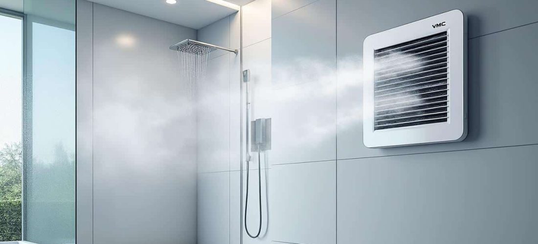 assurez une évacuation efficace de la condensation dans votre pièce d'eau grâce à l'extraction performante de la vmc, pour un air sain et une protection optimale contre l'humidité.