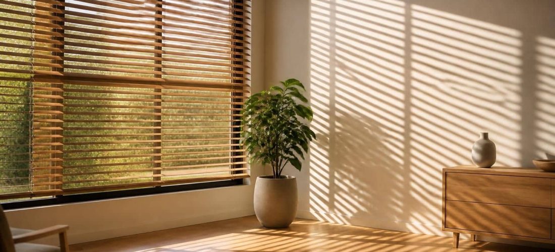 découvrez comment le store vénitien en bois permet un contrôle précis des rayons du soleil, alliant esthétique naturelle et régulation optimale de la lumière pour un intérieur confortable.