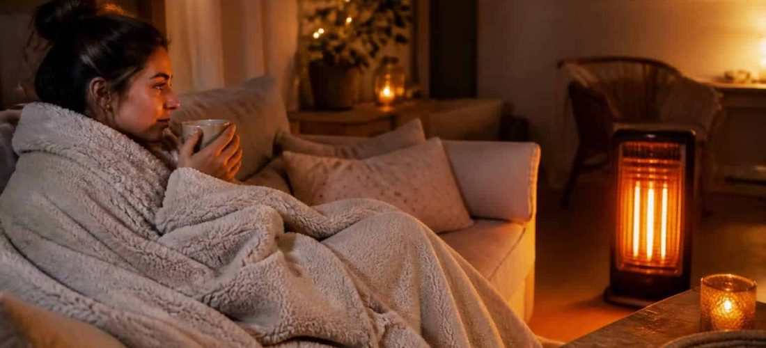 découvrez comment un plaid polaire peut compléter efficacement une source de chaleur d'appoint pour des soirées chaleureuses et confortables.