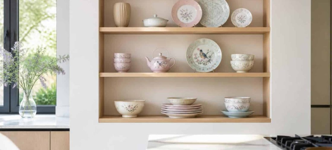 découvrez comment une étagère ouverte met en valeur votre vaisselle décorative, alliant fonctionnalité et esthétisme pour sublimer votre intérieur.
